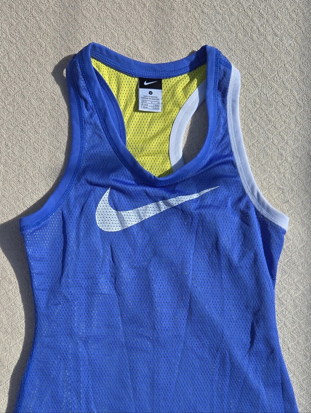 vintage Nike Dri-FIT double layer mesh tank